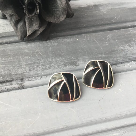 Silver + Black Earring Lot (Lot of 2) - Picture 3 of 9